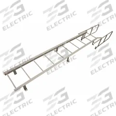 COTTERMAN Fixed Ladder: 11 ft Overall Ht, 27 in Overall Wd, Steel, 300 lb Load Capacity, 8 Rungs (MPN F8W C1). Key specifications — attr1050722: COTTERMAN; attr1050760: Assembled; attr1083696: 1.