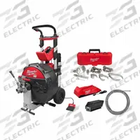 MILWAUKEE Sewer Drum Kit, Head Kit, and Cable: Cordless, MX FUEL, MX FUEL, For 3 in to 6 in Pipe (MPN MXF501-1CP, 48-53-2840, 48-53-2425). Key specifications — attr517452: Battery; attr517439: MX FUEL; attr517433: Cordless.