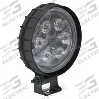 J.W. SPEAKER Vehicle Work Light: Round, Flood, LED, Bolt, DT04-2P Connector, Surface Mount, Black (MPN 670). Key specifications — Housing Color: Black; Brand: J.W. SPEAKER; Mount Type: Bolt; Electrical Connection: DT04-2P Connector; Installation Type: Removable.