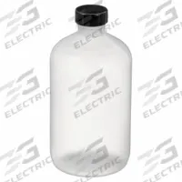 QORPAK Sampling Bottle: LDPE, 16 fl oz, 480 mL, Natural, 28-400 Screw Closure Size, Closure Included (MPN PLC-03683). Key specifications — Body Color: Natural; Closure Attached: Attached; Brand: QORPAK; Pre-Cleaned: None; Closure Included: Yes.