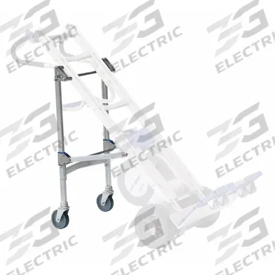 APPROVED VENDOR Fold Out Rear Wheel Carriage: 53 in Overall Ht, 725 lb Load Capacity - Hand Truck Handle & Frame Attachments
