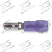 STA-KON Wire Disconnect: Female Socket, Blue, Nylon, Partial Coverage, 16 AWG – 14 AWG Wire Size (MPN RB14-110F). Key specifications — attr1307035: STA-KON; attr1307036: RB14-110F.