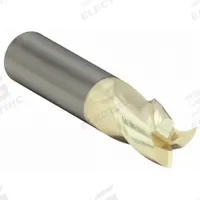 CLEVELAND Square End Mill: Carbide, ZrN Coated, 3 Flute, 1/2" Mill Dia, 5/8" LOC, 2-1/2" OAL (MPN C72358)