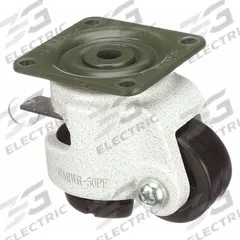 Plate Caster: Nylon Tread, 2 in Wheel Dia, 3 1/4 in Mounting Ht, Swivel, 275 lb Load Capacity, Hole (MPN WMIWR-50PF). Key specifications — Brand: APPROVED VENDOR.