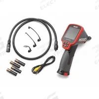 RIDGID Inspection Camera: 320 x 240, 3 ft Shaft Lg, 0.7 in Shaft Dia, 17 mm Camera Dia, Fixed (MPN 36848). Key specifications — Brand: RIDGID; Camera Pixel Resolution: 320 x 240; Features: Snapshot While Recording; Includes: Carrying Case; Includes Probe: Camera Probe Included; Display Portability: Fixed; Camera Probe: Included.