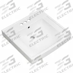 AMERICAN STANDARD Bathroom Sink: Decorum®, White, Vitreous China, 21 in Overall Lg, 3 Faucet Holes (MPN 9134004EC.020). Key specifications — Series: Decorum®; Includes: Recessed Self-Draining Deck; Color: White; Brand: AMERICAN STANDARD; Sink Type: Bathroom; Material: Vitreous China; Sink Material: Ceramic.