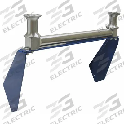 COXREELS Roller Guide: For 1125 Series/1275 Series Reel Series, Steel, Blue, Steel - 3-Way Top Roller Guide Assemblies for Hose Reels