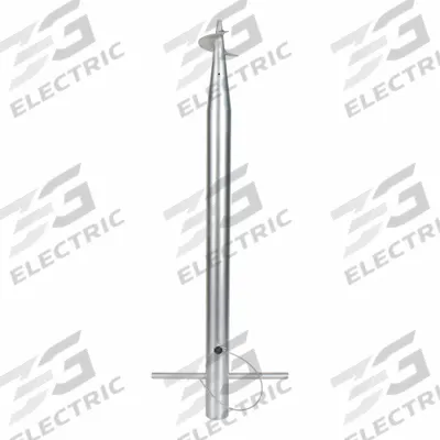 CALIFORNIA UMBRELLA Patio Umbrella Sand Anchor: Silver, For 1 1/2 in Pole Dia - Patio Umbrella Accessories