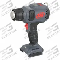 INGERSOLL RAND Heat Gun: 20V DC, LCD Display, Brushless Motor, 86°F to 1,022°F, 10 cfm Max Air Flow (MPN H3111). Key specifications — attr1256805: Adjustable; attr1256808: Yes; attr1256807: Yes; attr1316802: Tool Only.