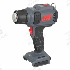 INGERSOLL RAND Heat Gun: 20V DC, LCD Display, Brushless Motor, 86°F to 1,022°F, 10 cfm Max Air Flow (MPN H3111). Key specifications — attr1256805: Adjustable; attr1256808: Yes; attr1256807: Yes; attr1316802: Tool Only.