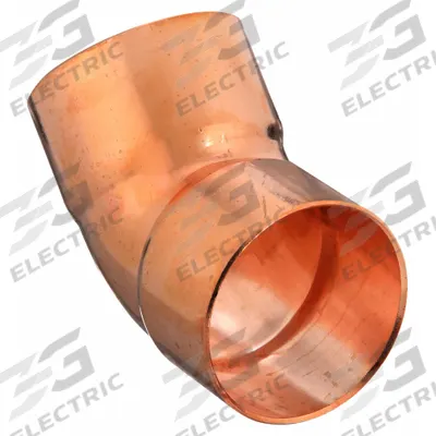 NIBCO Sweat Fitting Elbow: 3 in CTS x 3 in CTS, Cup x FTG, Wrot Copper (MPN 606 3) - Wrot Copper Tube Fittings