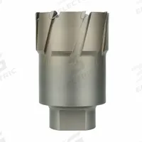 MILWAUKEE Annular Cutter: 4 1/2 in Cutter Dia, 2 in Max Cutting Dp, Pilot Pin Included, Bright (MPN 49-57-4500). Key specifications — attr253884: Yes; attr253885: Bright; attr253886: Carbide; attr253888: Fractional Inch; attr277149: MILWAUKEE.