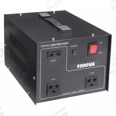 APPROVED VENDOR Step Up/Step Down Voltage Converter: 1 kVA Power Rating, Single Phase - International Voltage Converters