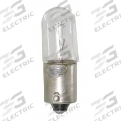 EATON Incandescent Bulb: Incandescent, Miniature Bayonet (BA9s), (T) Tubular, T3-1/4, 1828, 32V AC (MPN 28-5186). Key specifications — Light Color: White; Trade Number: 1828; Voltage: 32V AC; Brand: EATON; Bulb Shape: T3-1/4.