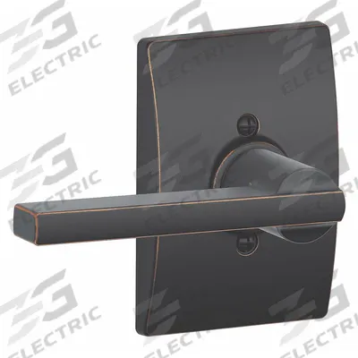 SCHLAGE Door Lockset: Passage Lever Locksets, Bronze