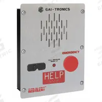 HUBBELL GAI-TRONICS Emergency Telephone: Flush Mount, Correctional & Mental Health Facility Phones (MPN 397-001FS). Key specifications — Product Type: Emergency Call Boxes; Resistance Properties: Weather Resistant; Manufacturer Part Number: 397-001FS; Color: Silver; Brand: HUBBELL GAI-TRONICS; Includes: Emergency Push Button; Material: Stainless Steel; Mounting Location: Surface.