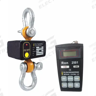 RON CRANE SCALES Crane Dynamometer: 50,000 lb Wt Capacity - Imperial, +/-0.1% Accuracy - Dynamometers