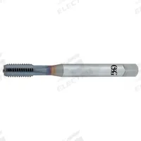 OSG Straight Flute Tap: 1/2"-13 UNC, H3 / 2B-3B, 4 Flute, Bottoming Chamfer, V Coated Powdered Metal (MPN 1005701408). Key specifications — attr1299842: H3 / 2B-3B.