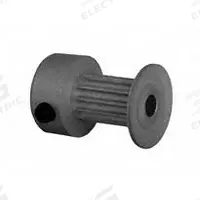 DAYTON Timing Pulley: Modified Curvilinear, Fixed, For GT Timing Belt Section, For 9 mm Belt Wd (MPN 12-2P09-6CA1). Key specifications — Brand: DAYTON; Finish: Clear Anodized; For Belt Series: Powerhouse®.
