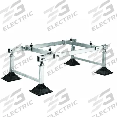 NVENT ERICO Rooftop Support: Pyramid Pad, Outdoor, 18 in H x 41 3/8 in W x 26 in L - Condenser & Heat Pump Risers
