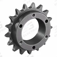 TSUBAKI Sprocket: For 50 Chain, 17 Teeth, 3.401 in Pitch Dia, 3.72 in Outside Dia, Steel (MPN 50SH17). Key specifications — Brand: TSUBAKI; Required Bushing Series: SH.