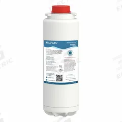 ELKAY Quick-Connect Water Filter: 1.5 gpm, 3,000 gal, 9 1/2 in Overall Ht, 3 1/4 in Overall Dia (MPN 51300C). Key specifications — Filter Media: Carbon; Reduces: Chlorine Odor; Brand: ELKAY.