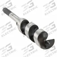 IRWIN Auger Bits: 1 in Drill Bit Size, 7 1/2 in Overall Lg, Hex Shank, 5/16 in Shank Hex Size (MPN 49916). Key specifications — attr255259: Spur Auger; attr255260: High Speed Steel; attr255261: Bright (Uncoated); attr277197: IRWIN.