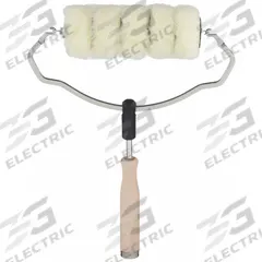 BESTT LIEBCO Pipe Painter Cover and Frame: 7 in Roller Lg, 13 in Overall Lg, Custom Roller Frame (MPN 509458000). Key specifications — Material: Wood; Brand: BESTT LIEBCO; Surface Material: Concrete; Cover Material: Knit Fabric; Paint Type: Oil Based Paints; Surface Type: Rough; Roller Frame Style: Custom.