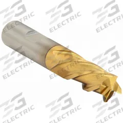CLEVELAND Square End Mill: High Speed Steel, TiN Coated, 4 Flute, 3/4" Mill Dia, 1-5/8" LOC (MPN C33617)