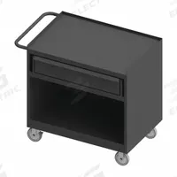 WESTWARD General Purpose Steel Mobile Workstation: 42 1/8 in x 24 1/4 in, Steel, Gray, Steel (MPN 3114-95W). Key specifications — Included Components: Handle on Side; Assembly: Fully Assembled; Brand: WESTWARD.