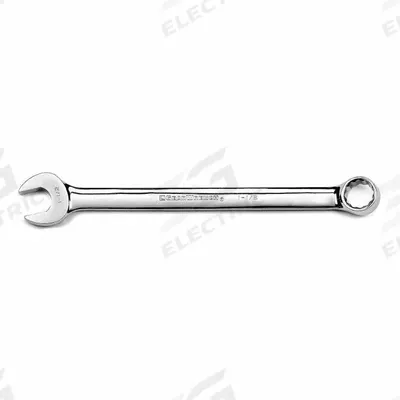 GEARWRENCH Combination Wrench: Alloy Steel, Full Polish Chrome, 1 1/2 in Head Size - SAE 12-Point Combination Wrenches