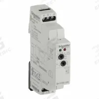 SCHNEIDER Adjustable Current Sensing Relay: DIN-Rail Mounted, 15 A Current Rating, 24 to 240V AC (MPN 841CS5-UNI). Key specifications — Adjustment Method: Rotary Knob; Electrical Connection: Terminal Strip; Monitored Parameters: Overcurrent; Mounting Style: DIN Rail; Status Indicator: LED Indicator; Trip Point: 0.5 to 5 A; Trip Point Type: Adjustable; Brand: SCHNEIDER.