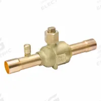 MUELLER Refrigerant Ball Valve: 143 Cv, 3 1/8 in Female Sweat, Access Port, No Relief Port (MPN AC17872). Key specifications — Brand: MUELLER; Access Port: Yes; Relief Port: No; A2L Compatible: Yes.