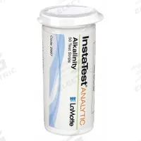 LAMOTTE Test Strips: Total Alkalinity, 0 to 180 ppm Alkalinity, Strip, 50 Tests, 3 in Overall Lg (MPN 2997). Key specifications — Test Form: Strip; Brand: LAMOTTE; Parameter Measurements Included: 0 to 180 ppm Alkalinity.
