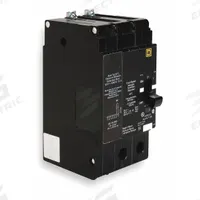 SQUARE D Miniature Circuit Breaker: 50 A, 277/480V AC, Single Phase, 18kA at 277/480V AC, 2 Poles (MPN EDB24050SA). Key specifications — Phase: Single; Amps: 50 A; AC Voltage Rating: 277/480V AC; Max. AIR Rating: 18kA at 277/480V AC; For Use With: Square D NF Panelboards; Brand: SQUARE D.