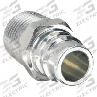 SNAP-TITE Hydraulic Quick Connect Hose Coupling: 1/2 in, Steel, 53 lpm Max. Flow Rate, Buna, MNPT (MPN PHN8-8M). Key specifications — Thread Size: 1/2"-14; Seal Material: Buna; Brand: SNAP-TITE.