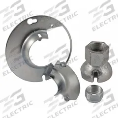 RACO Electrical Box Cover: 1 Gangs, Hub, For Round Box Shape, Steel, 16 cu in Capacity (MPN 894KH). Key specifications — Brand: RACO; For Box Shape: Round; Material: Steel; Cover Design: Hub.