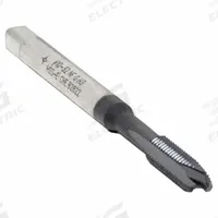 CLEVELAND Spiral Point Tap: #10-32 UNF, 2B, 3 Flute, Plug Chamfer, TiAlN Coated Cobalt (MPN C86111)