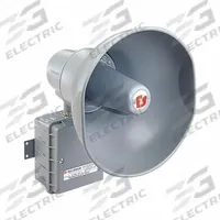 FEDERAL SIGNAL Siren: Siren Sound, 120V AC/240V AC/24V DC, Indoor/Outdoor, SST3-MV-SB-M1. Key specifications — Brand: FEDERAL SIGNAL; Color: Gray; Operating Voltage: 24V DC.