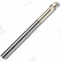 APPROVED VENDOR Ball End Mill: Carbide, ZrN Coated, 2 Flute, 5/16" Mill Dia, 7/16" LOC, 2-1/2" OAL (MPN 314249)
