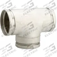 Metal Pipe Tee: A536 65-45-12 Stainless Steel, 1 1/4 in x 1 1/4 in x 1 1/4 in, 1 1/4 in Lg, EPDM (MPN 1330007555). Key specifications — Brand: GRUVLOK; Specific Fitting Shape: Tee; Maximum Operating Pressure: 300 psi; Standards: NSF-61 and Low Lead Approved; Fitting Material: A536 65-45-12 Stainless Steel; Fitting Pipe Size: 1-1/4 in x 1-1/4 in x 1-1/4 in.