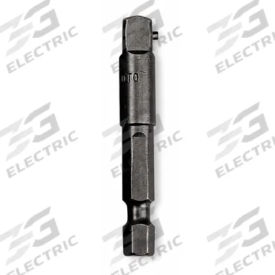 PROTO Power Socket Adapter: 1/4 in Output Drive Size, Square, 4 in Overall Lg - 1/4" Male Hex Drive Power Socket Adapters