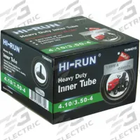HI-RUN Lawn & Garden tire tube: Lawn & Garden Mowers and Wheelbarrows, TR13, TR13 (MPN TUN4015). Key specifications — Compatible Tire Size: 4.10/3.50-4; Brand: HI-RUN.