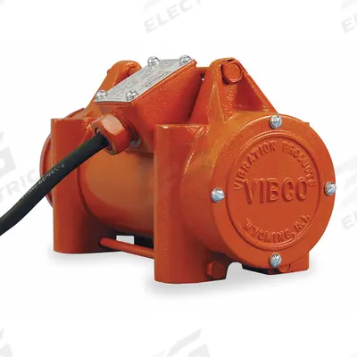 VIBCO Electric Vibrator: 2PX Series, 450 lbf, 230V AC, 1 A, 3,600 vpm - Hazardous Location Electric Vibrators