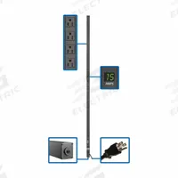 EATON TRIPP LITE PDU: Single-Phase, 127V AC, 36 Outlets, NEMA 5-15R, Metered, 0 RU, Front Facing (MPN PDUMV15-72). Key specifications — Plug Type: NEMA 5-15P; Brand: EATON TRIPP LITE; Phase: Single-Phase; Maximum Input Voltage: 127V AC; Receptacle Type: NEMA 5-15R; Facing: Front.