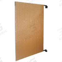 TRITON PRODUCTS Pegboard Swing Panel: Round, 1/4 in Peg Hole Size, 72 in x 48 in x 1 1/2 in, Brown (MPN W1). Key specifications — Material: Steel/HDF; Finish: Powder Coated; Peg Hole Shape: Round; Includes: Wall Brackets; Color: Brown; Brand: TRITON PRODUCTS.