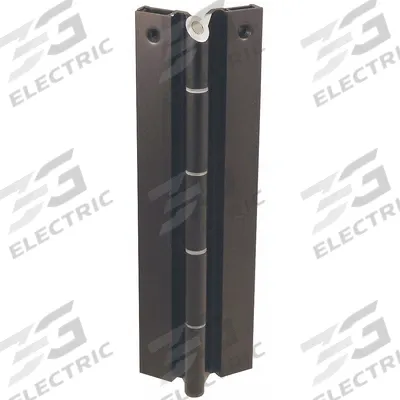 MARKAR Piano Hinge: Aluminum, 7 ft Leaf Ht, 1 5/8 in Leaf Wd - Full Surface-Mount Piano Hinges