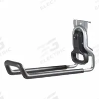 FASTTRACK Ladder Hook: Steel, 5 in x 12.3 in x 2.8 in, 50 lb Load Capacity, Satin Nickel (MPN 1784458). Key specifications — Brand: FASTTRACK; Includes: Hardware; Material: Steel; Product Type: Ladder Hook.