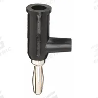 Banana Plug: Beryllium Copper, ABS Plastic, 15 A Max Current, Black (MPN 5TXA1). Key specifications — Contact Material: Beryllium Copper; Body Material: Brass; Brand: APPROVED VENDOR; Color: Black.