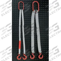 LIFT-ALL Bridle Web Sling: Type 3, Polyester, 1 Plies, 3 ft Sling Lg, 10 in Eye Lg, 2 in Sling Wd (MPN DOSEE1802TFX3). Key specifications — Color: Silver; Brand: LIFT-ALL; Sling Type: Type X.
